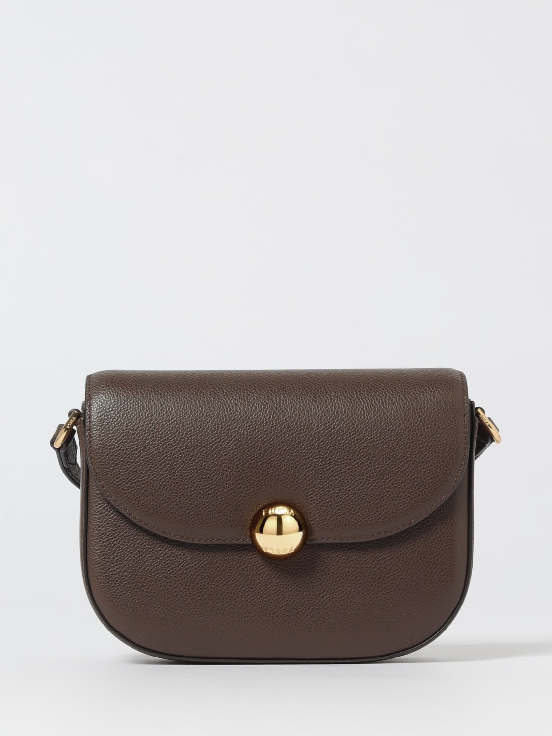 FURLA MINI BAG: Shoulder bag woman Furla, Brown - Img 1
