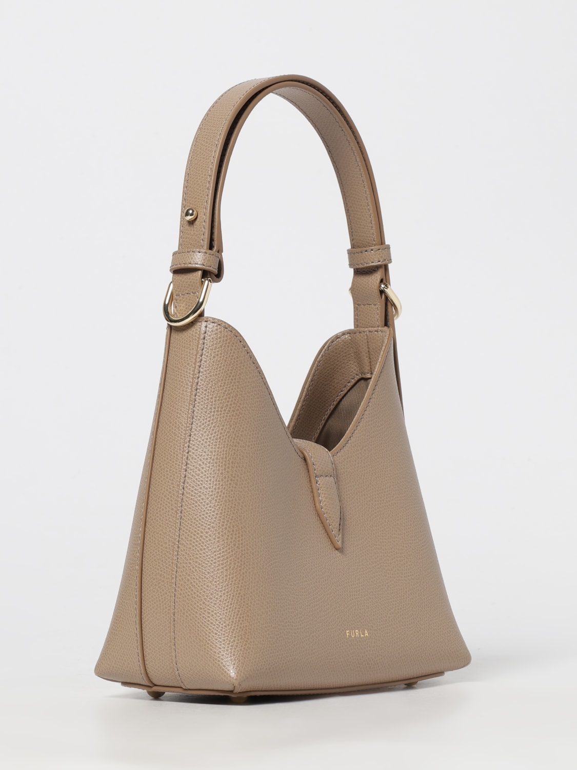 FURLA MINITASCHE: Schultertasche damen Furla, Taubengrau - Img 2