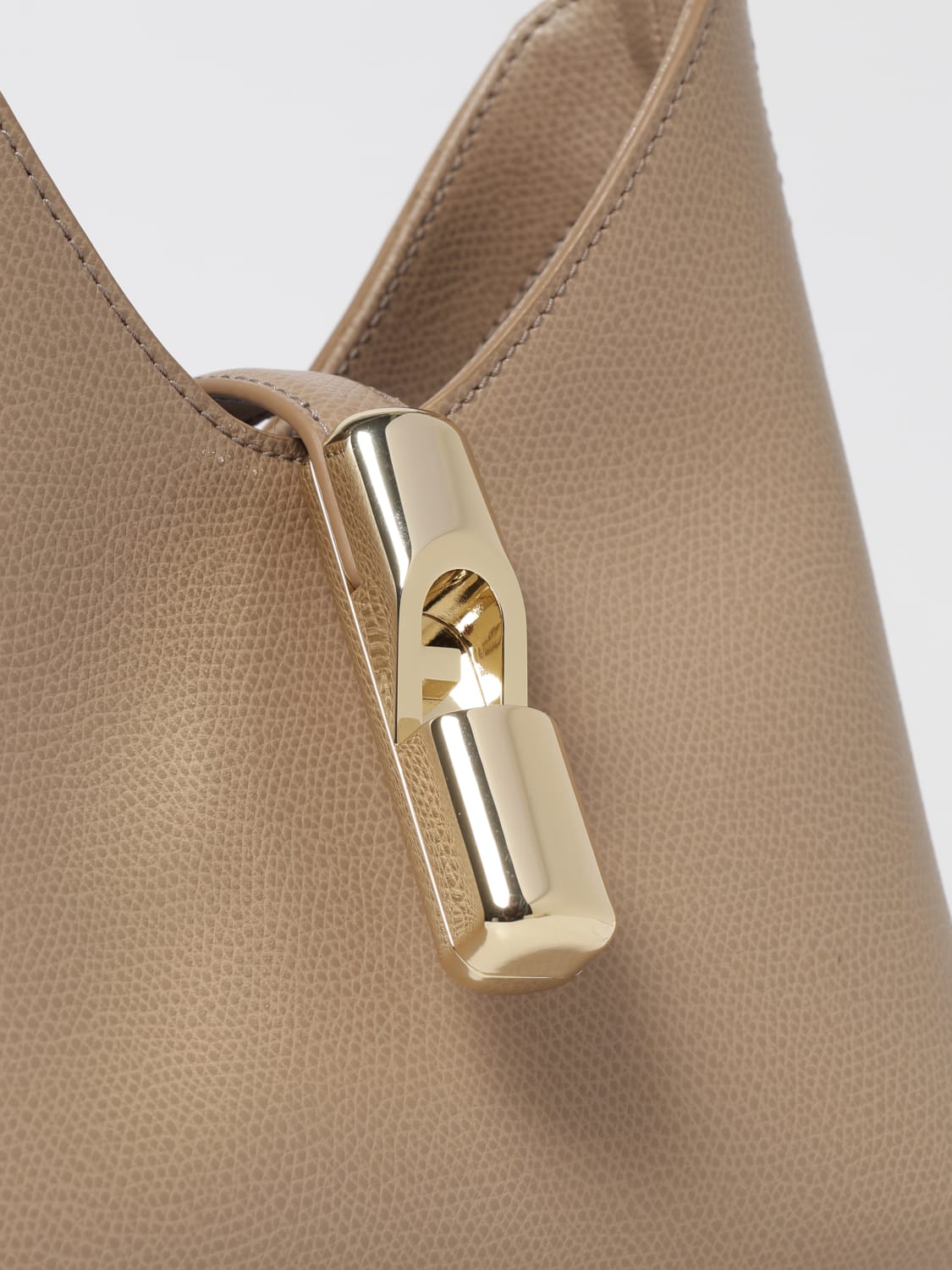 FURLA MINITASCHE: Schultertasche damen Furla, Taubengrau - Img 3