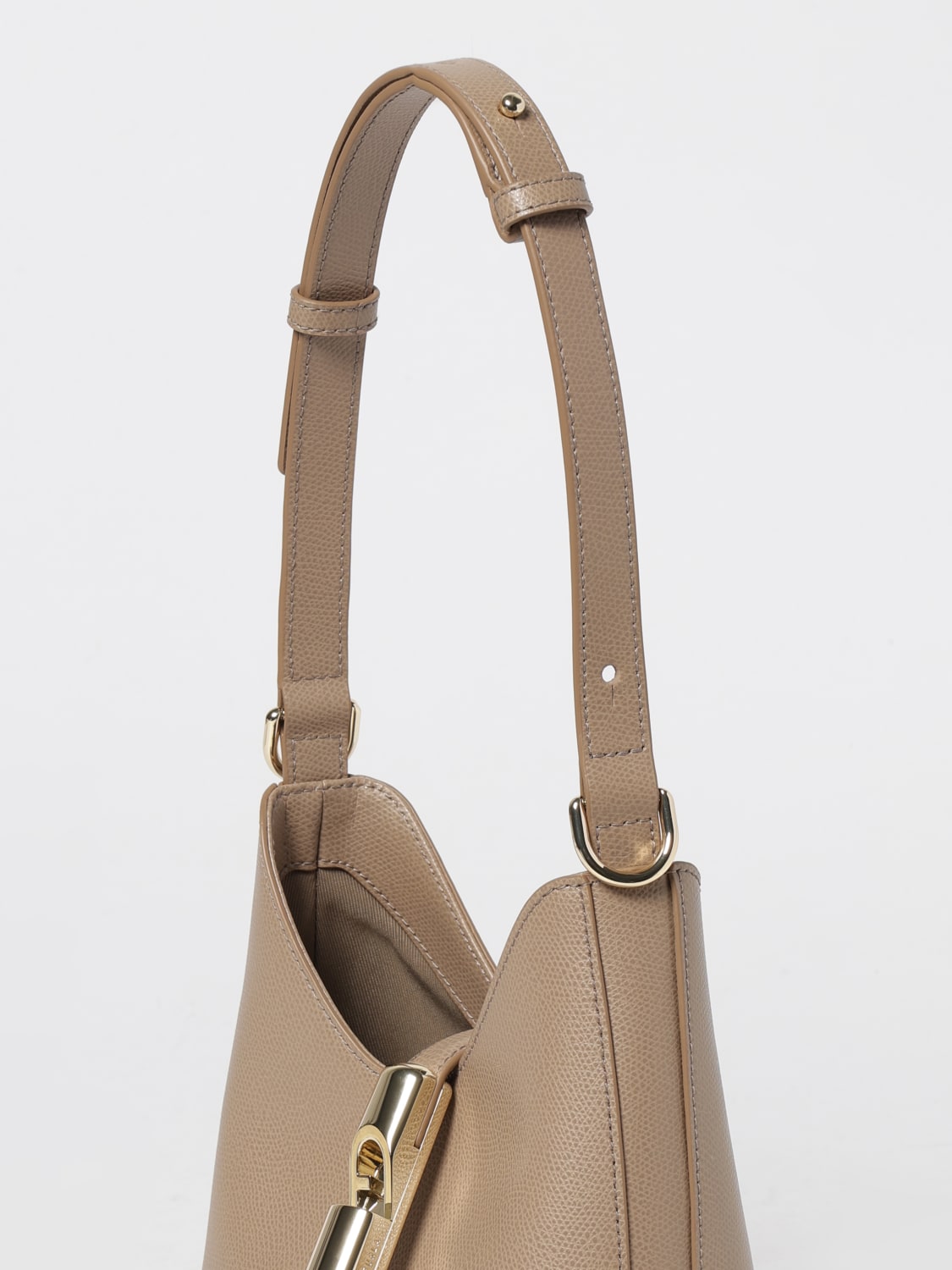 FURLA MINITASCHE: Schultertasche damen Furla, Taubengrau - Img 4