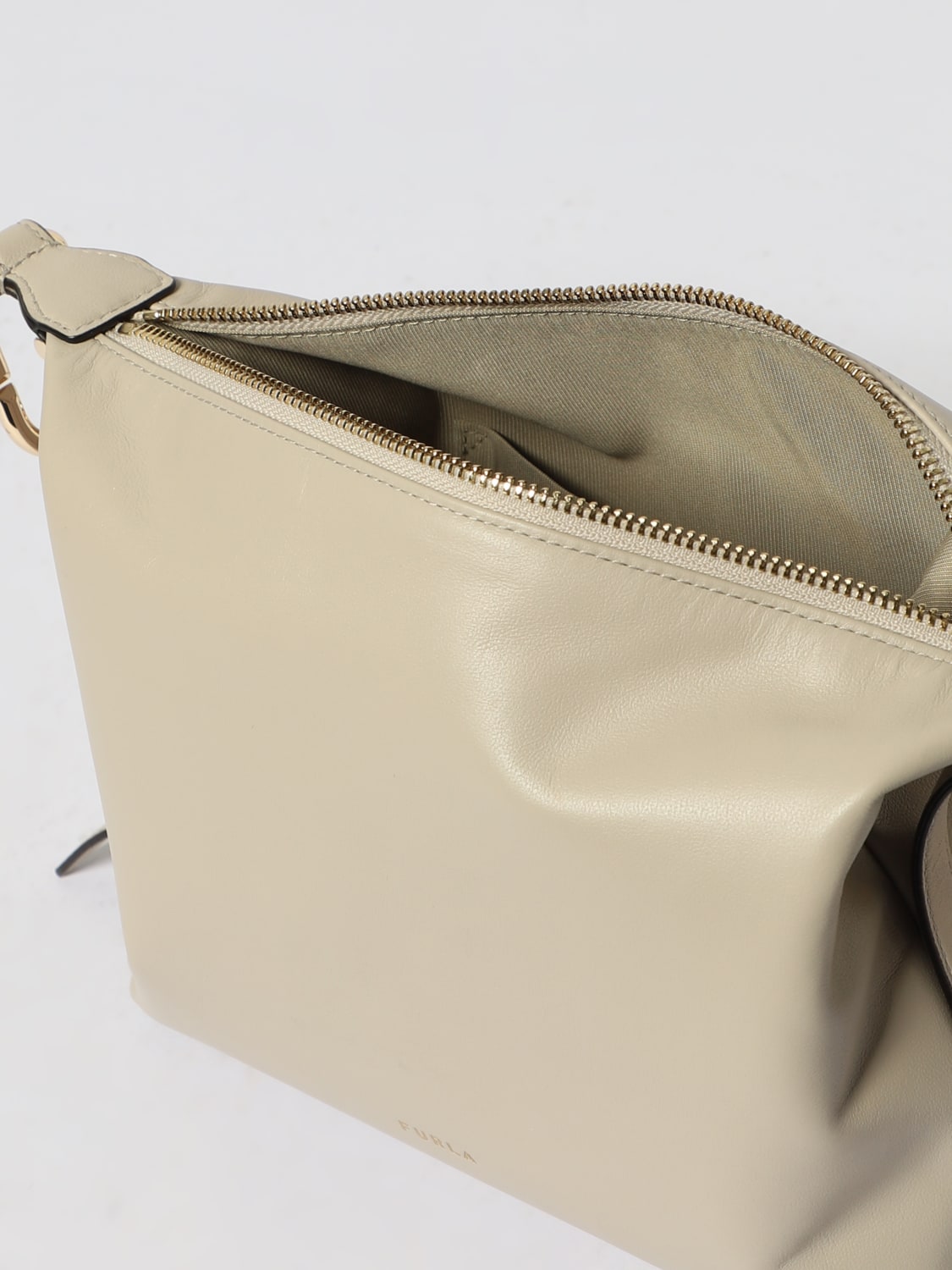 FURLA MINI BAG: Shoulder bag woman Furla, Yellow - Img 4