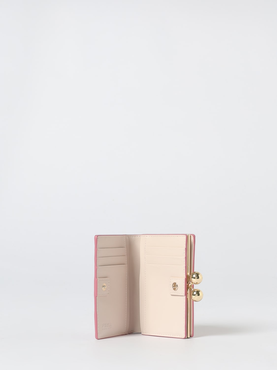 FURLA PORTAFOGLIO: Portafoglio Dots S Furla in pelle , Rosa - Img 2