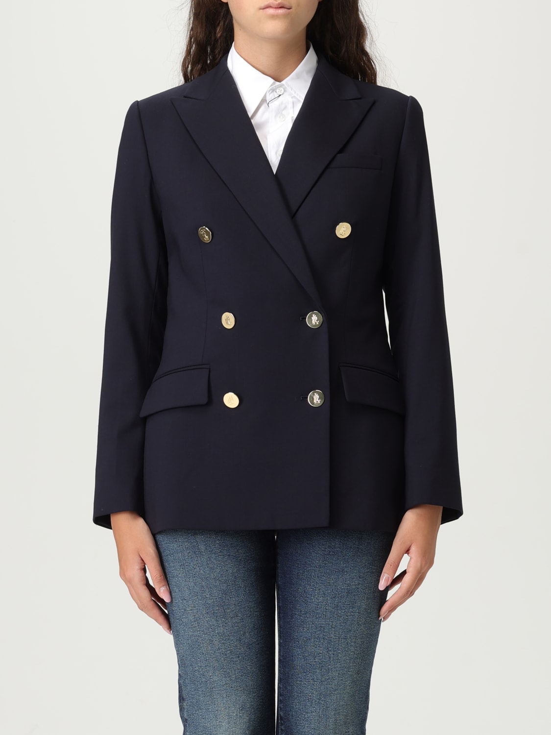 LAUREN RALPH LAUREN JACKE: Blazer damen Lauren Ralph Lauren, Navy - Img 1