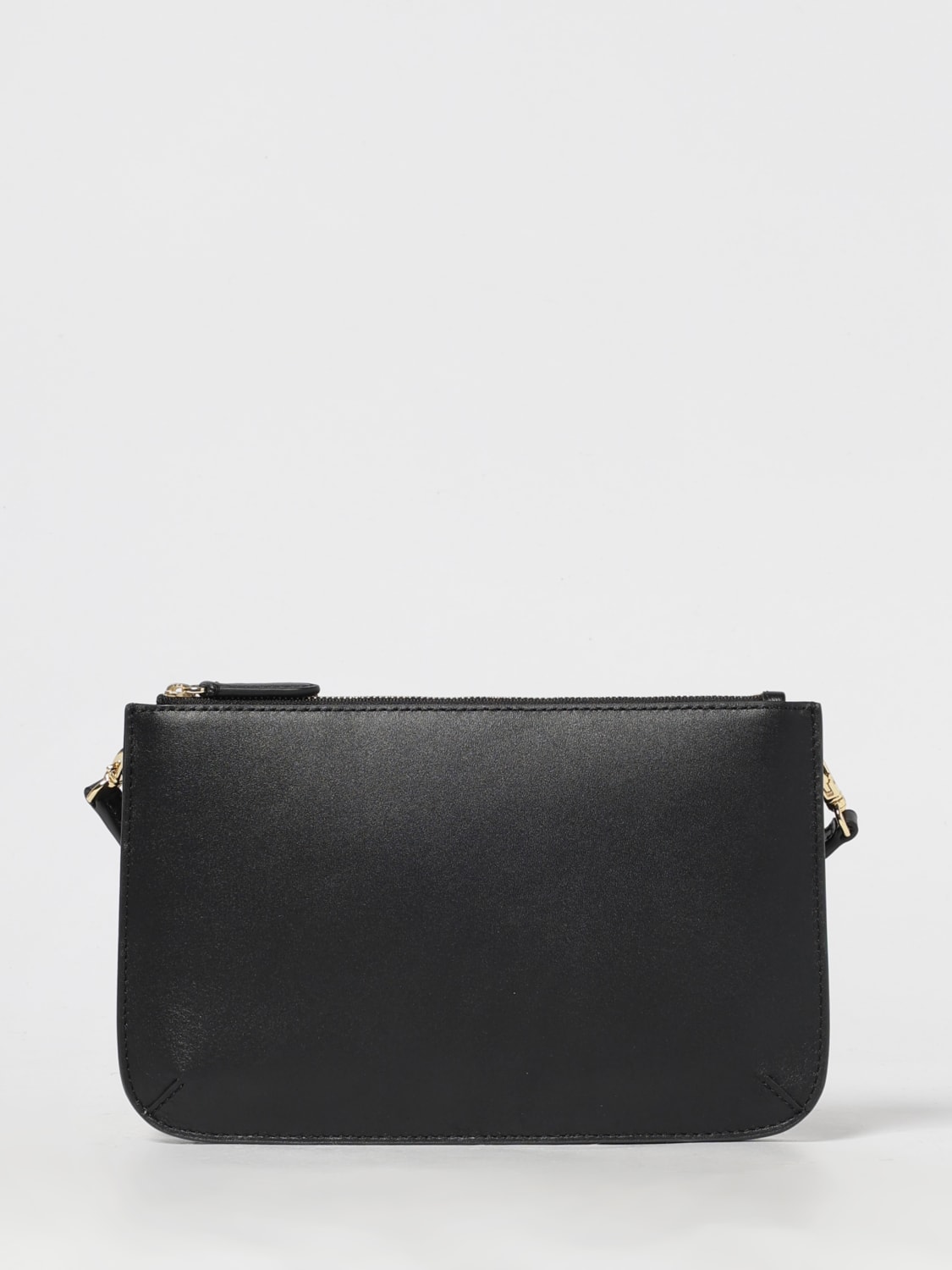 LAUREN RALPH LAUREN BORSA A TRACOLLA: Borsa Landyn Medium Lauren Ralph Lauren in pelle, Nero - Img 1