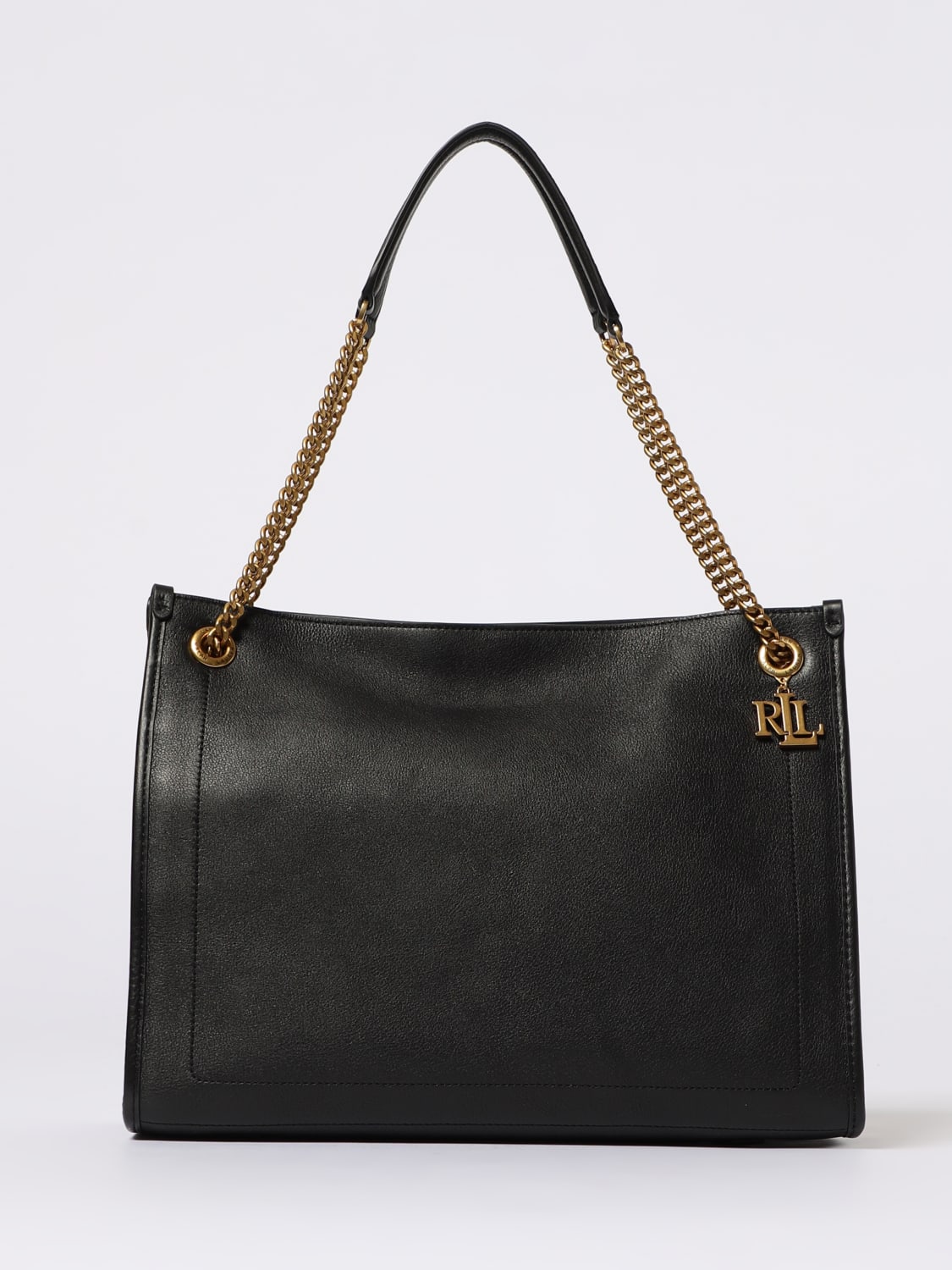 LAUREN RALPH LAUREN SCHULTERTASCHE: Schultertasche damen Lauren Ralph Lauren, Schwarz - Img 1