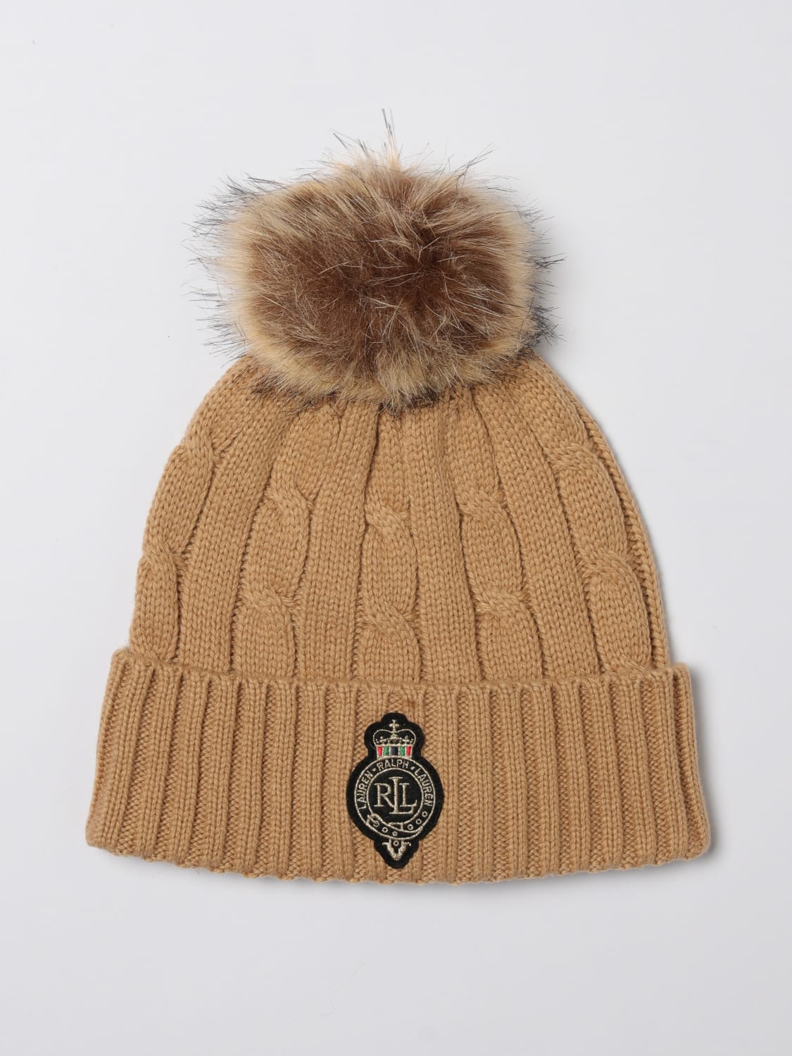 LAUREN RALPH LAUREN SOMBRERO: Sombrero mujer Lauren Ralph Lauren, Camello - Img 1