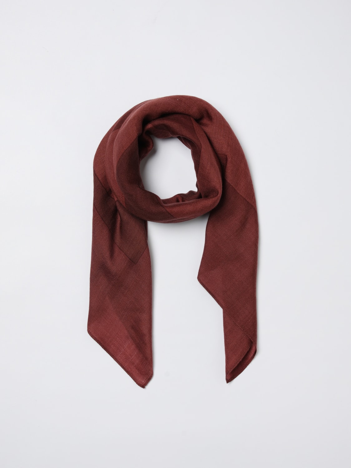 LAUREN RALPH LAUREN SCIARPA: Sciarpa Lauren Ralph Lauren in misto lana con logo jacquard , Bordeaux - Img 2