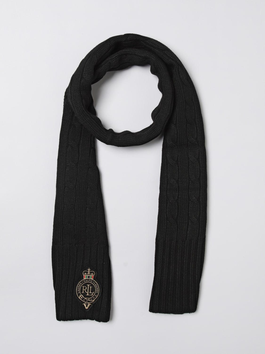 LAUREN RALPH LAUREN BUFANDA: Bufanda mujer Lauren Ralph Lauren, Negro - Img 2