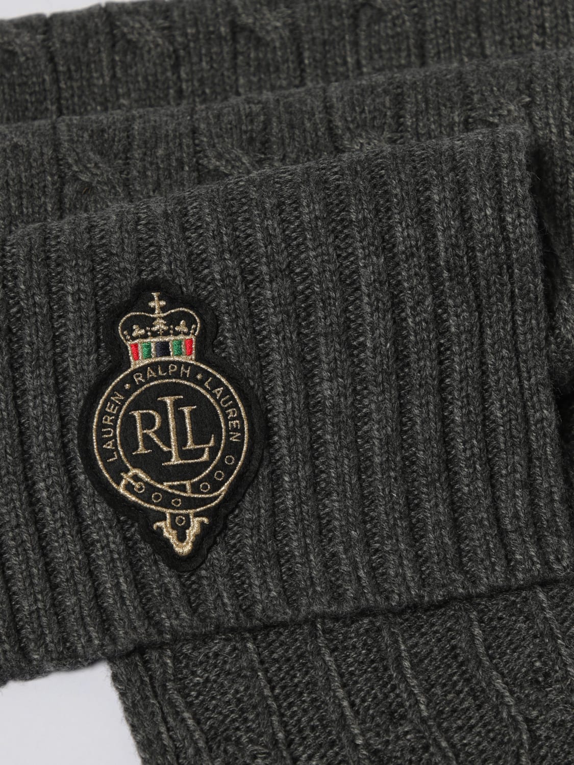 LAUREN RALPH LAUREN BUFANDA: Bufanda mujer Lauren Ralph Lauren, Gris - Img 3