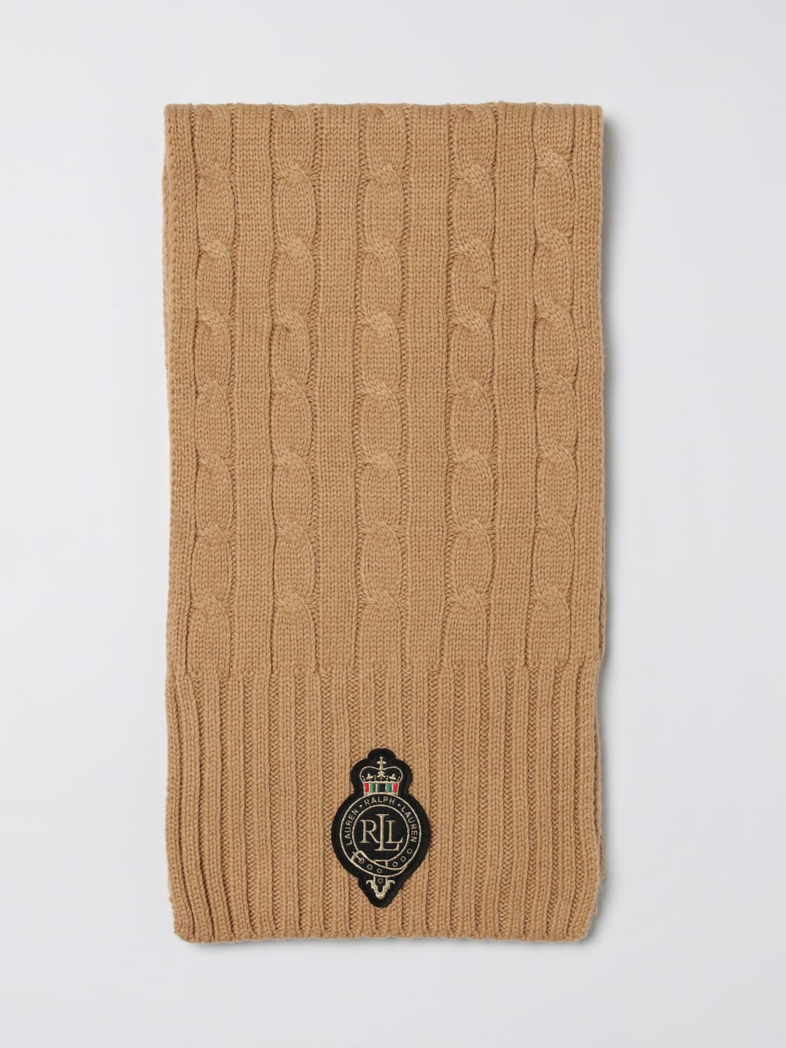 LAUREN RALPH LAUREN BUFANDA: Bufanda mujer Lauren Ralph Lauren, Camello - Img 1