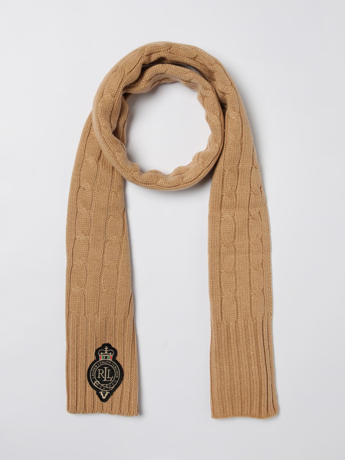 LAUREN RALPH LAUREN BUFANDA: Bufanda mujer Lauren Ralph Lauren, Camello - Img 2
