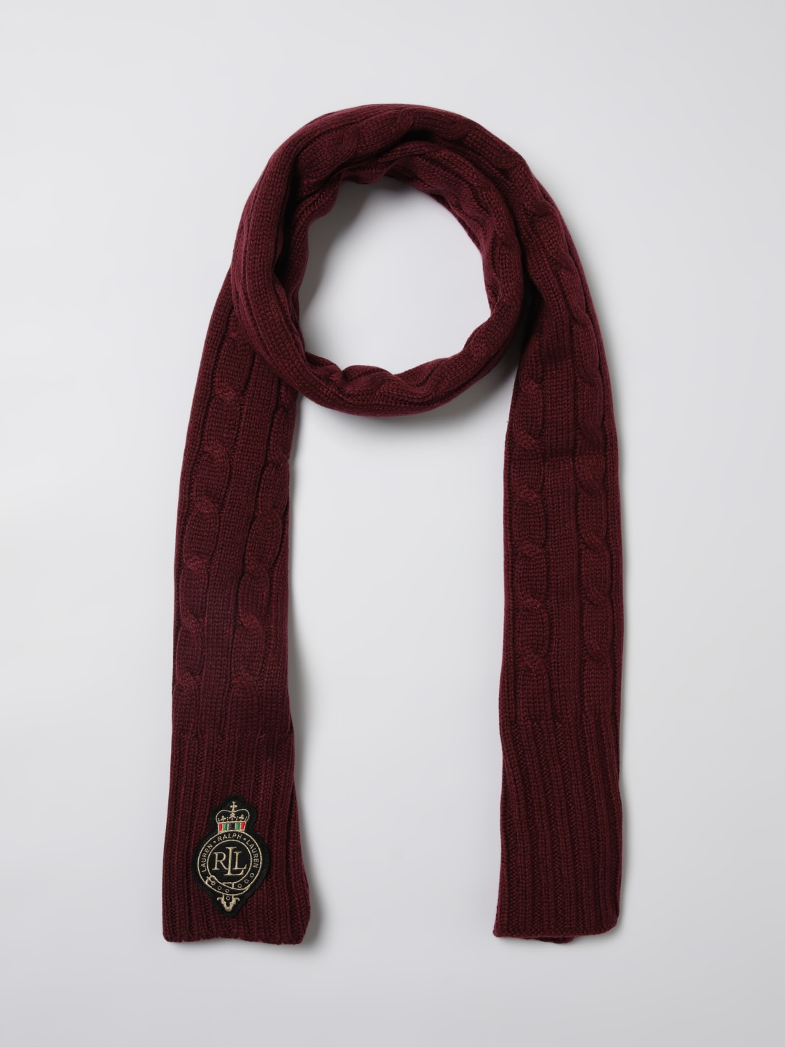 LAUREN RALPH LAUREN SCARF: Scarf woman Lauren Ralph Lauren, Burgundy - Img 2