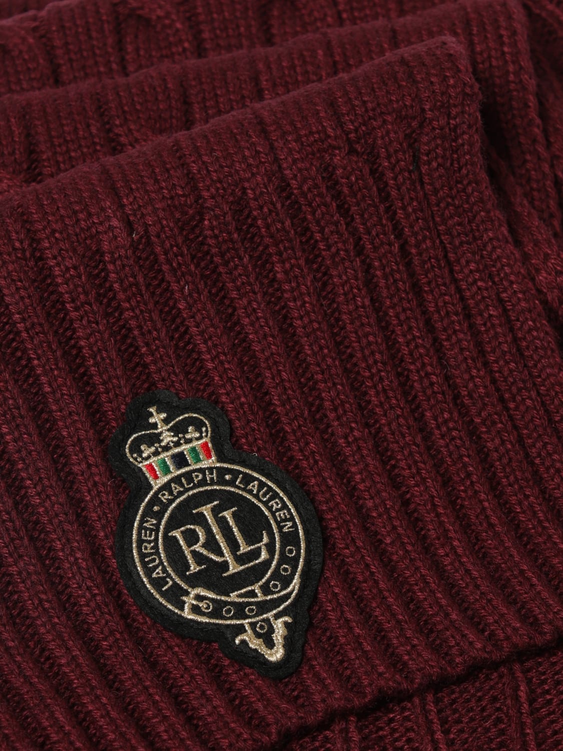 LAUREN RALPH LAUREN SCARF: Scarf woman Lauren Ralph Lauren, Burgundy - Img 3