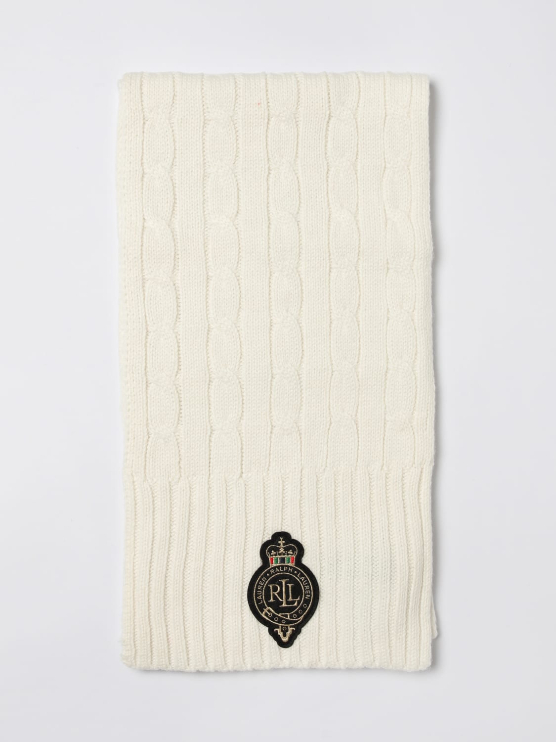 LAUREN RALPH LAUREN SCARF: Scarf woman Lauren Ralph Lauren, Natural - Img 1
