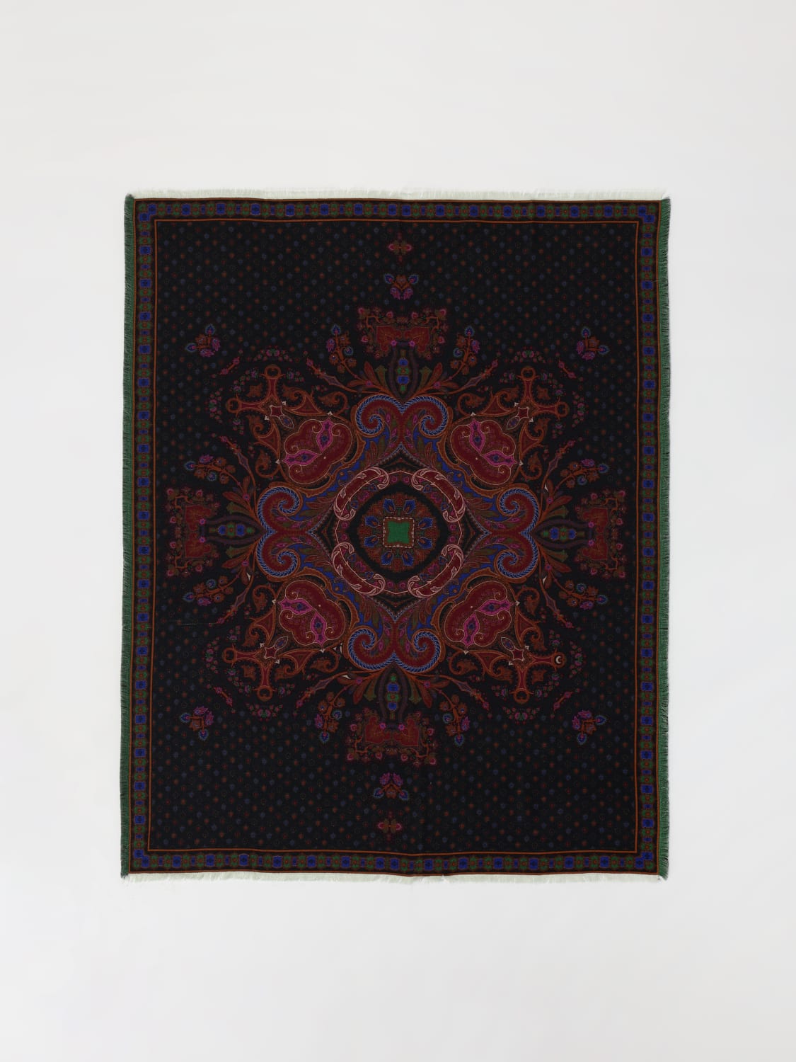 ETRO HOME BEDCOVERS AND BLANKETS: Bedcovers and blankets lifestyle Etro Home, Черный - Img 1