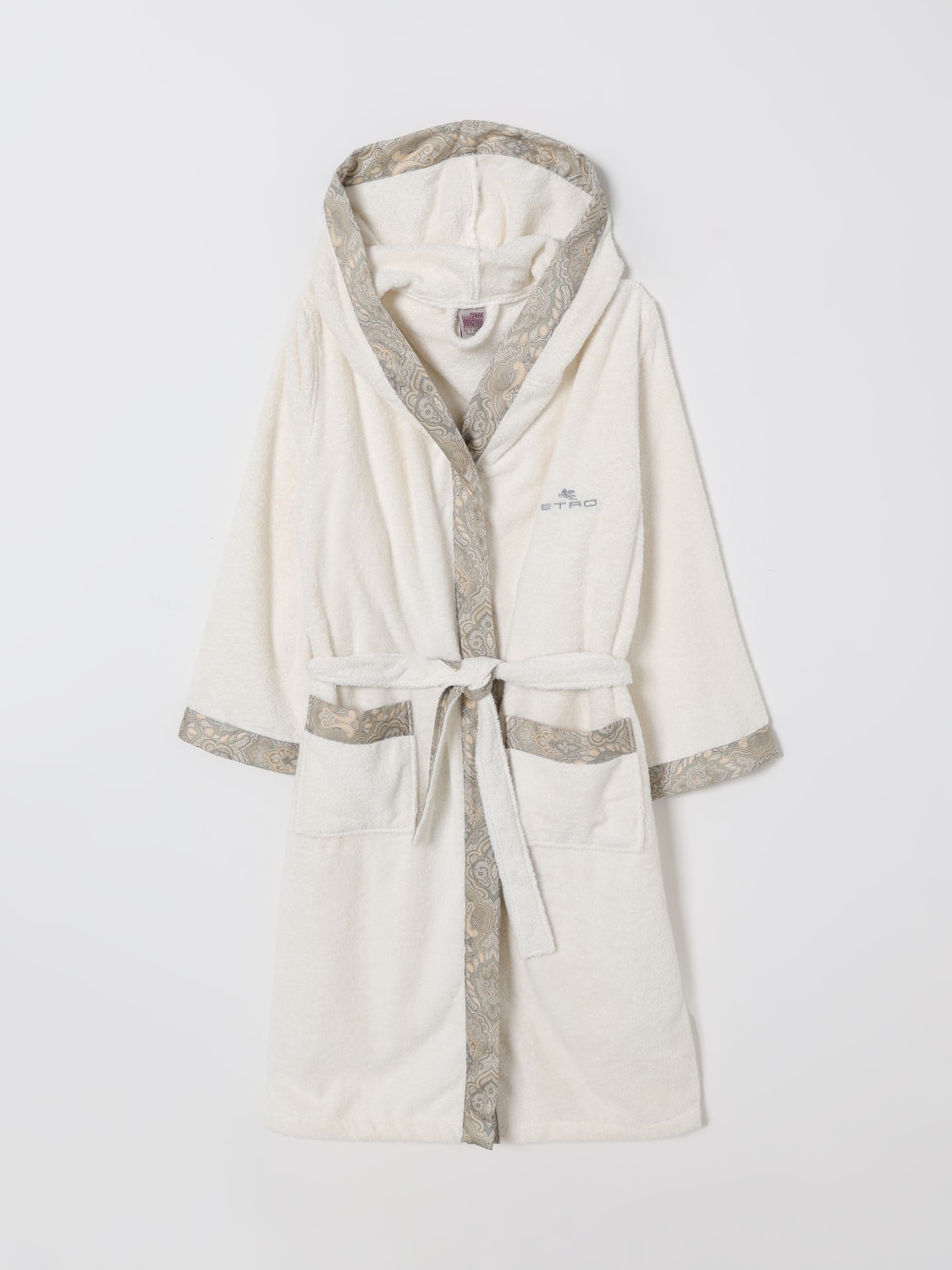 ETRO HOME BATHROBES: Bathrobes lifestyle Etro Home, Beige - Img 1
