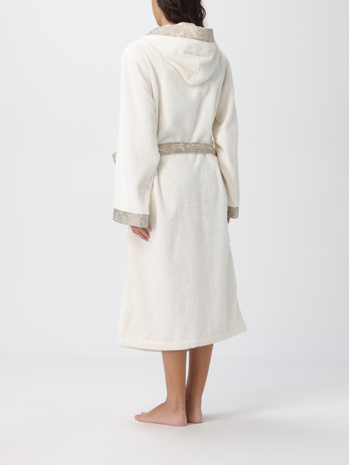 ETRO HOME BATHROBES: Bathrobes lifestyle Etro Home, Beige - Img 2