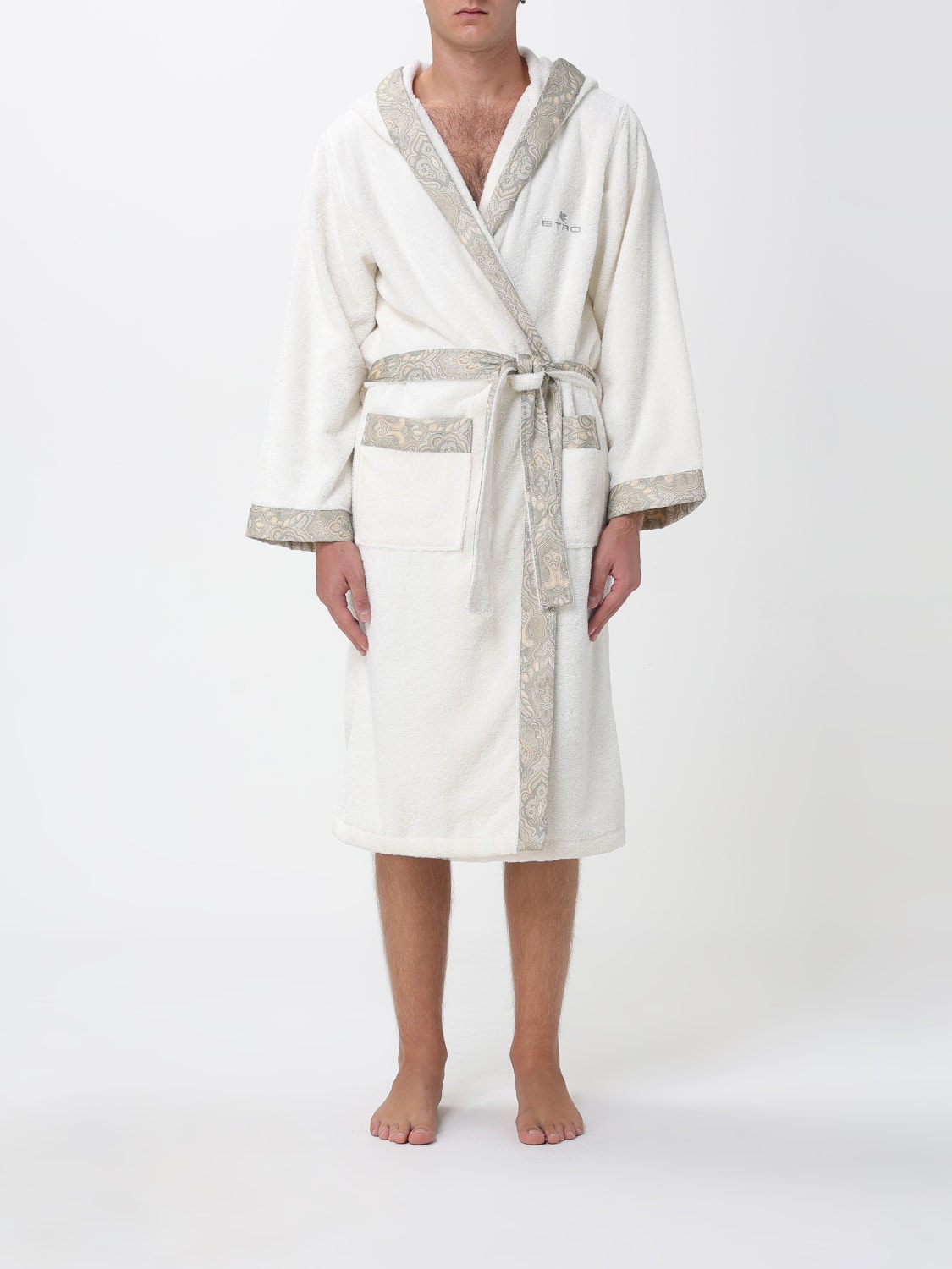ETRO HOME BATHROBES: Bathrobes lifestyle Etro Home, Beige - Img 5