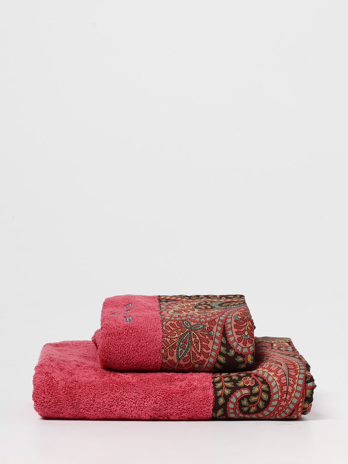 ETRO HOME BATH AND BEACH TOWELS: Bath and beach towels lifestyle Etro Home, Burgundy - Img 3