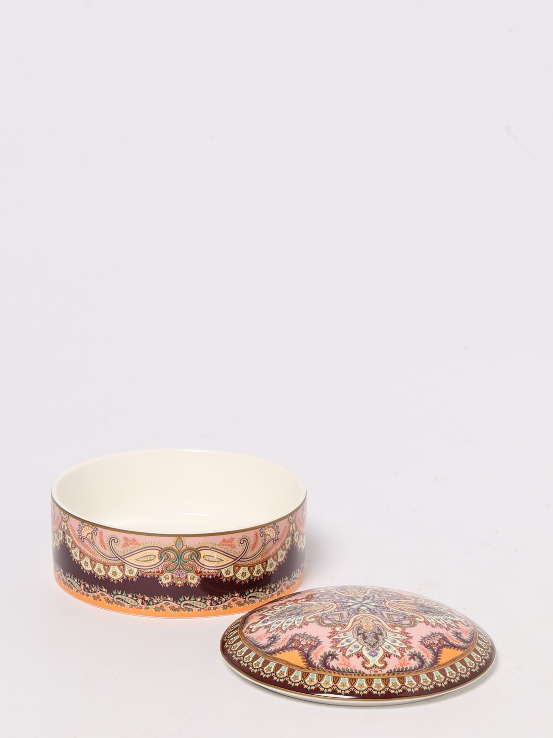 ETRO HOME DECORATIVE ACCESSORIES: Storage and baskets lifestyle Etro Home, Lilac - Img 2