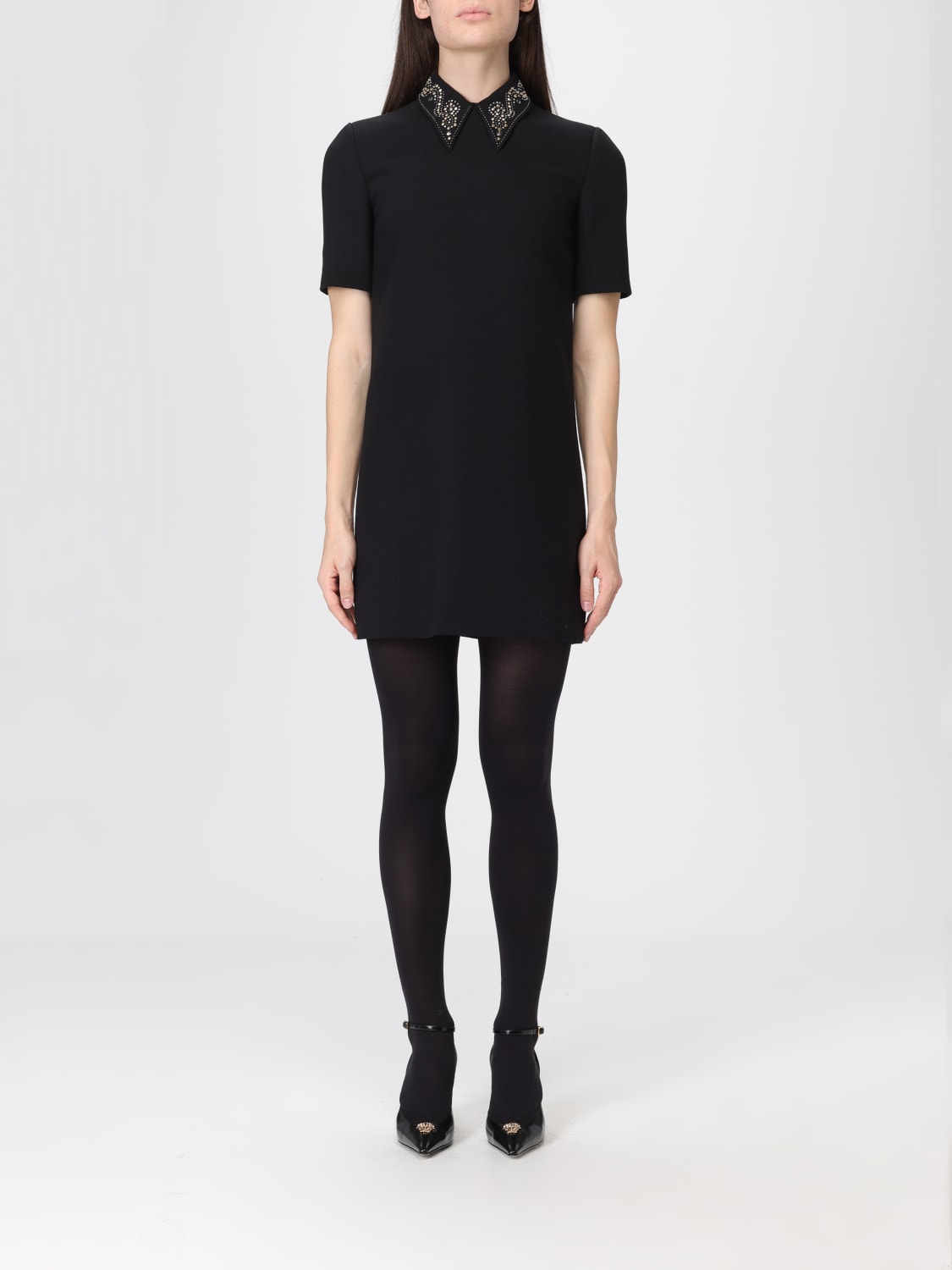 VERSACE KLEID: Kleider damen Versace, Schwarz - Img 1