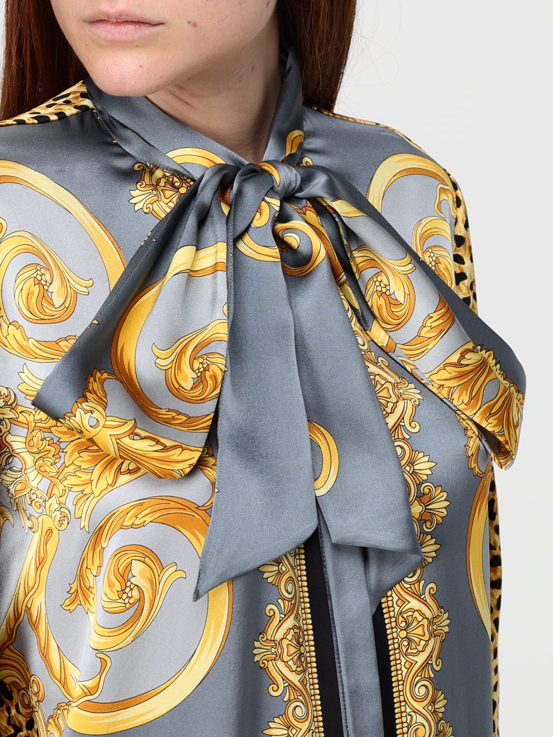 VERSACE SHIRT: Shirt woman Versace, Grey - Img 5