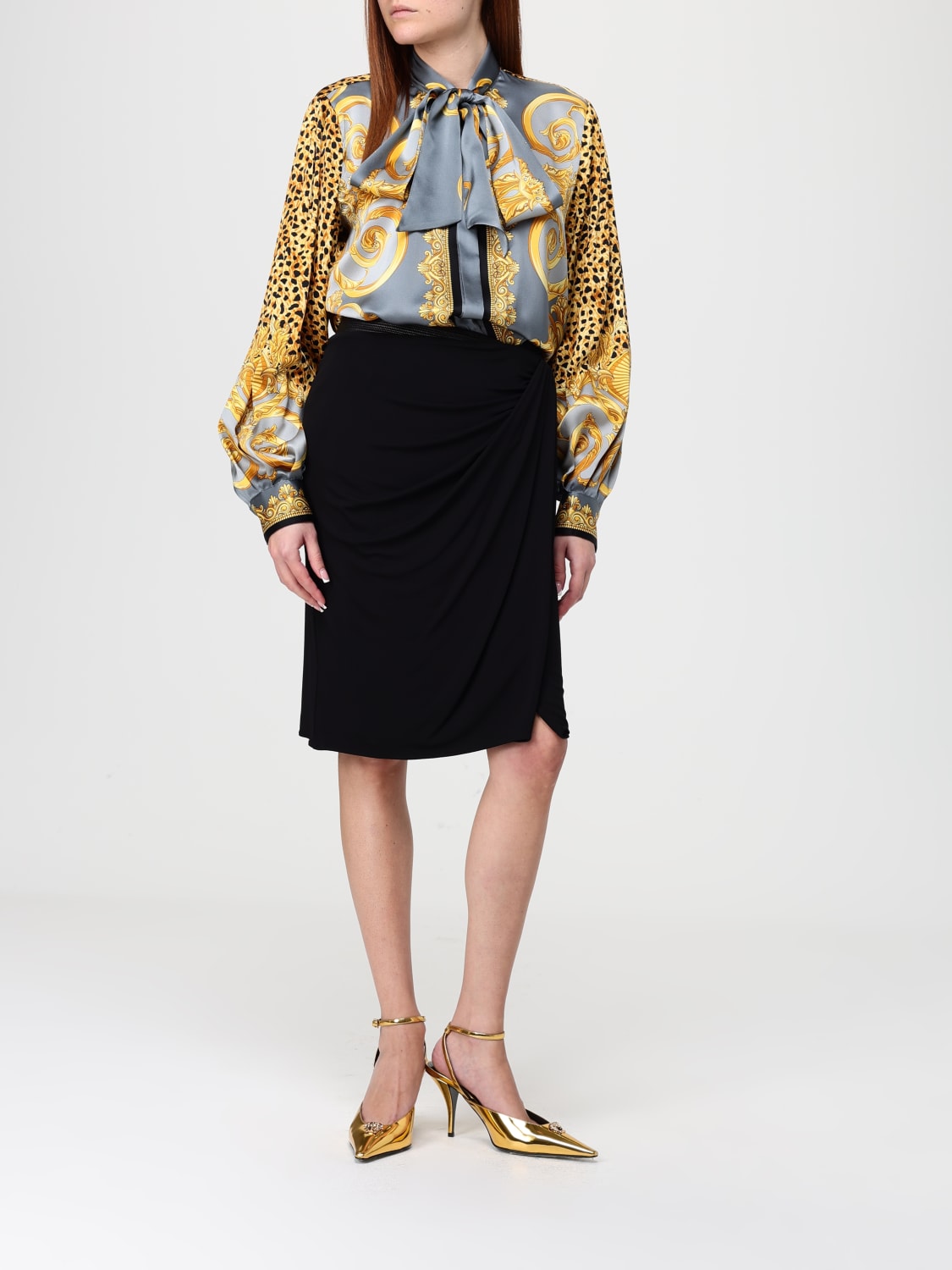 VERSACE SKIRT: Skirt woman Versace, Black - Img 2