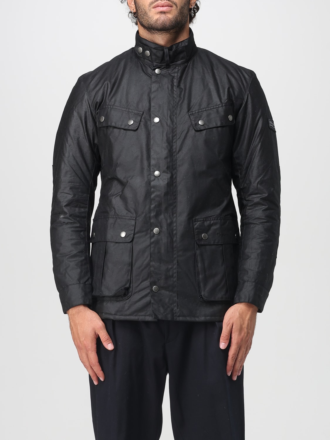 BARBOUR JACKET: Jacket men Barbour, Black - Img 1
