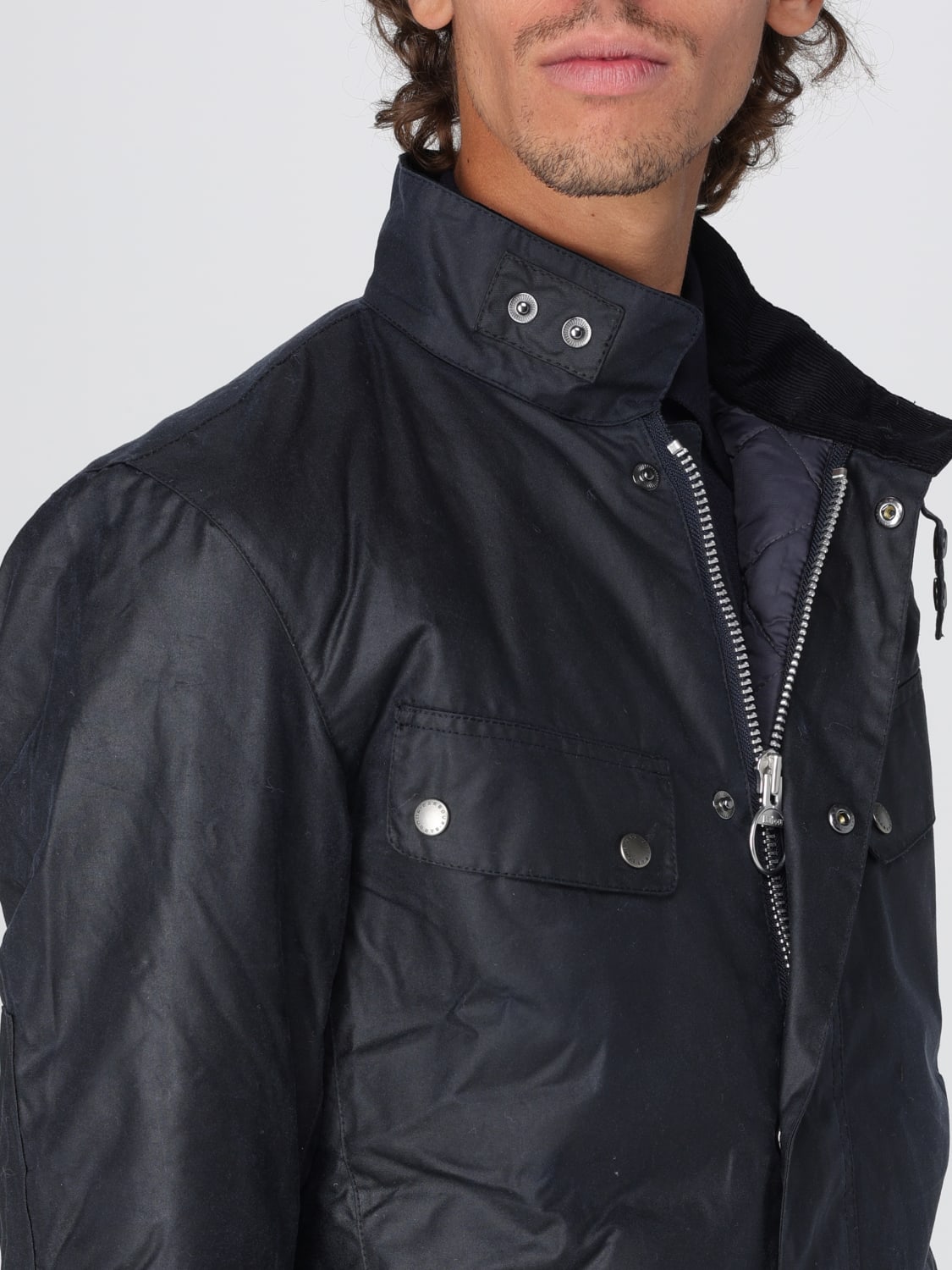 BARBOUR JACKET: Jacket men Barbour, Navy - Img 4