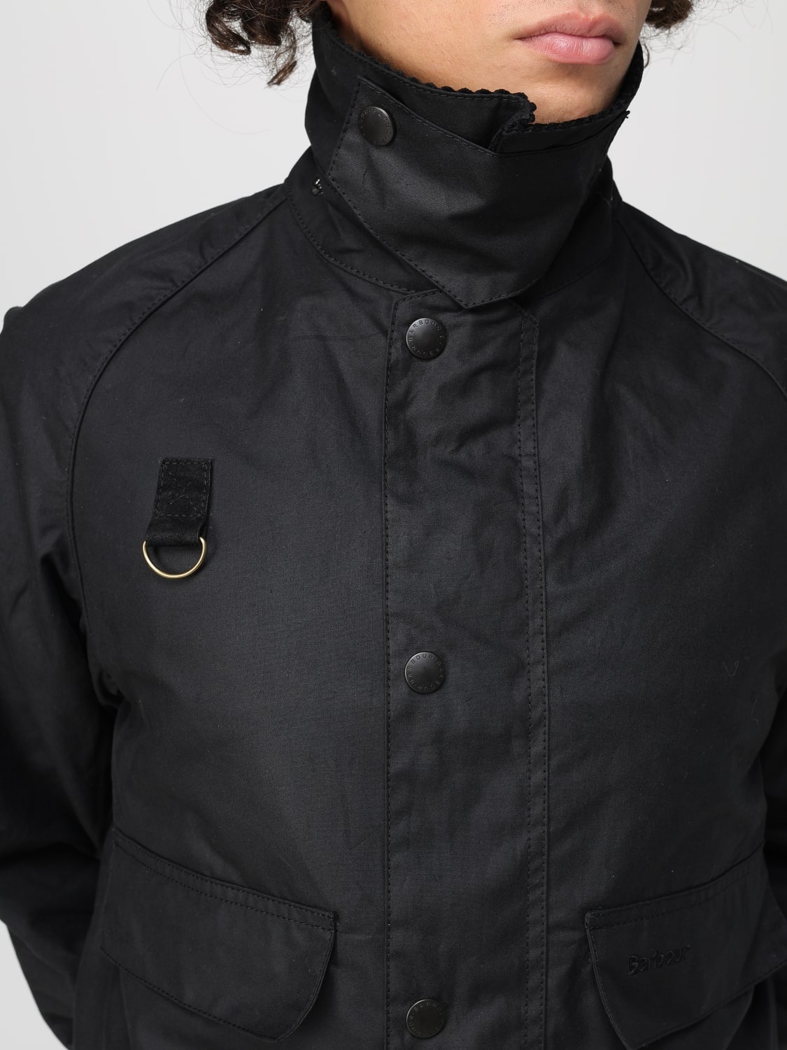 BARBOUR JACKET: Jacket men Barbour, Black - Img 4