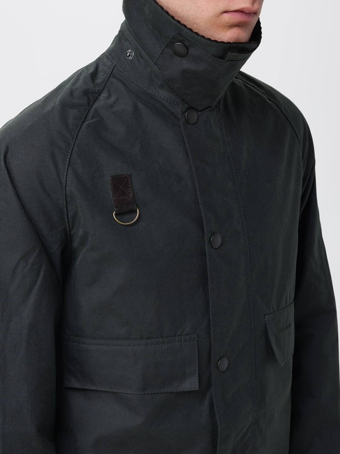 BARBOUR JACKE: Jacke herren Barbour, Sage Grün - Img 4