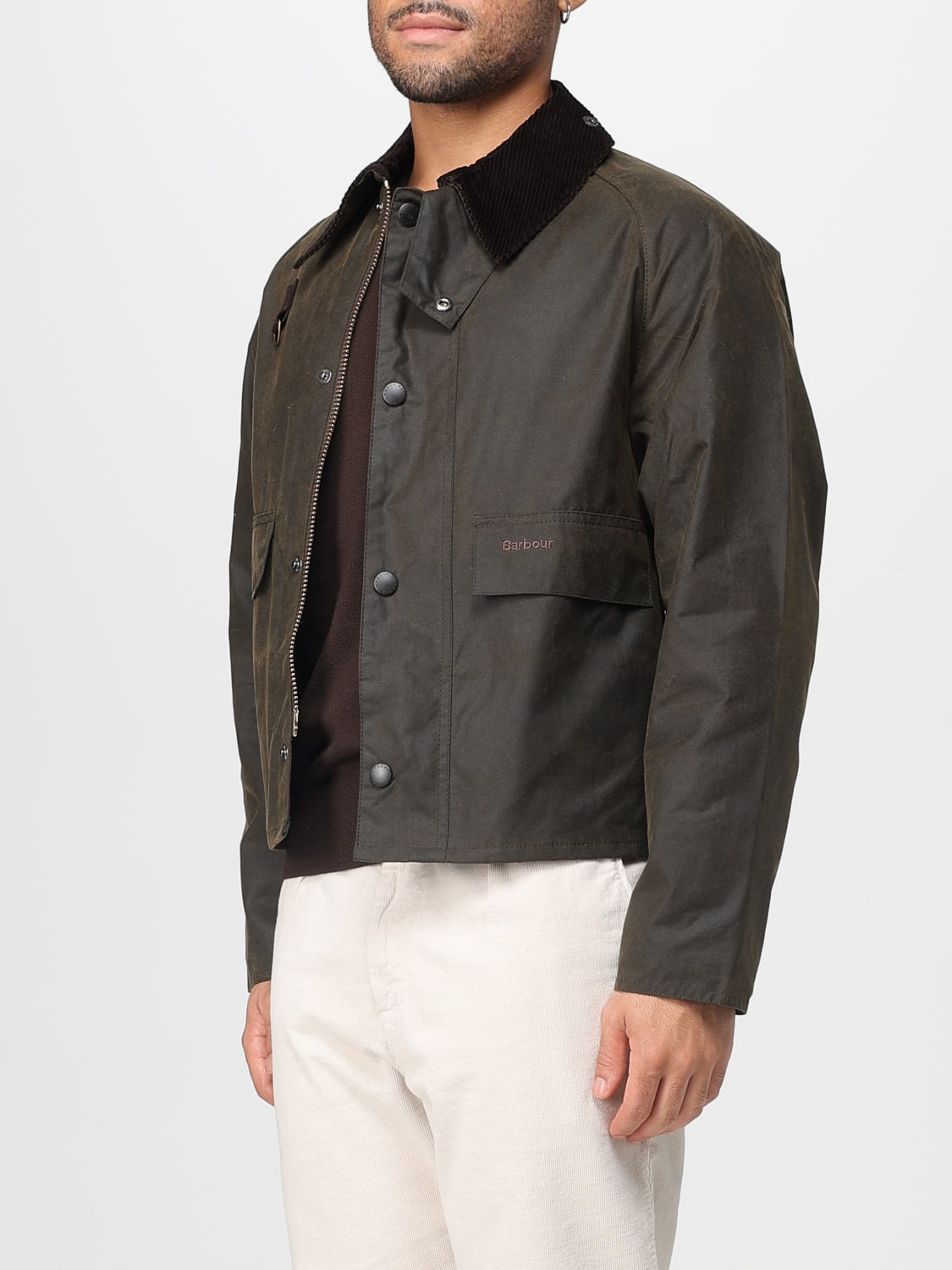 BARBOUR JACKET: Jacket men Barbour, Olive - Img 3