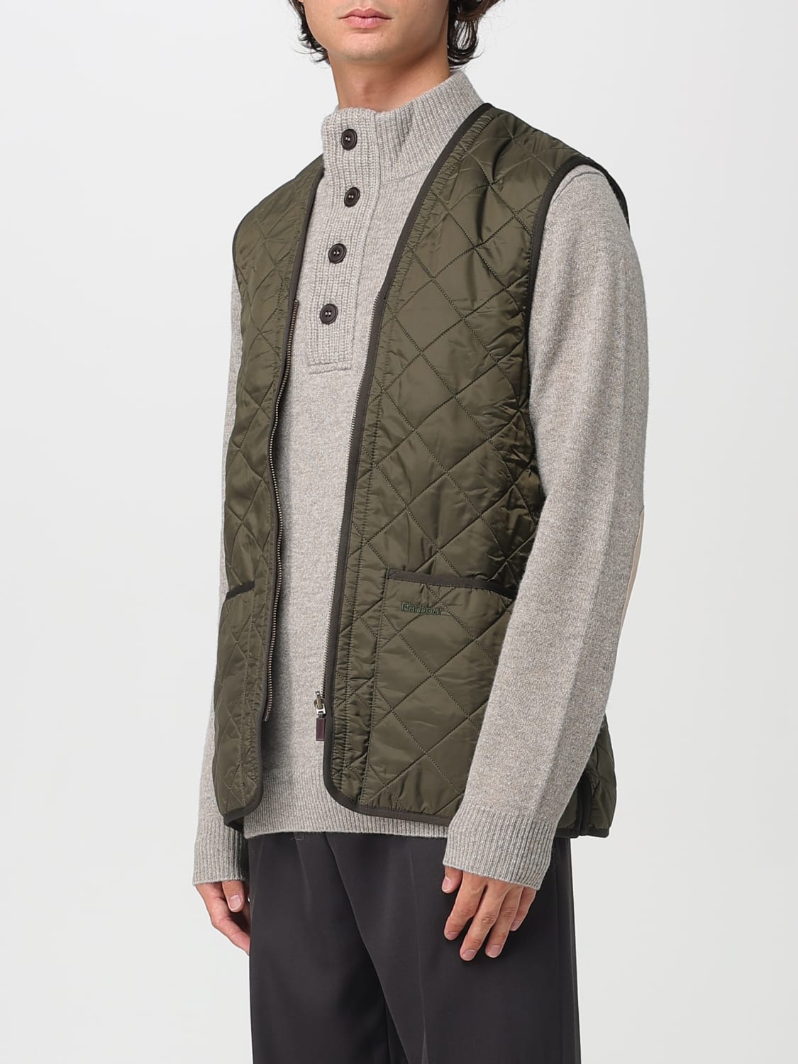 BARBOUR SUIT VEST: Jacket men Barbour, Green - Img 3