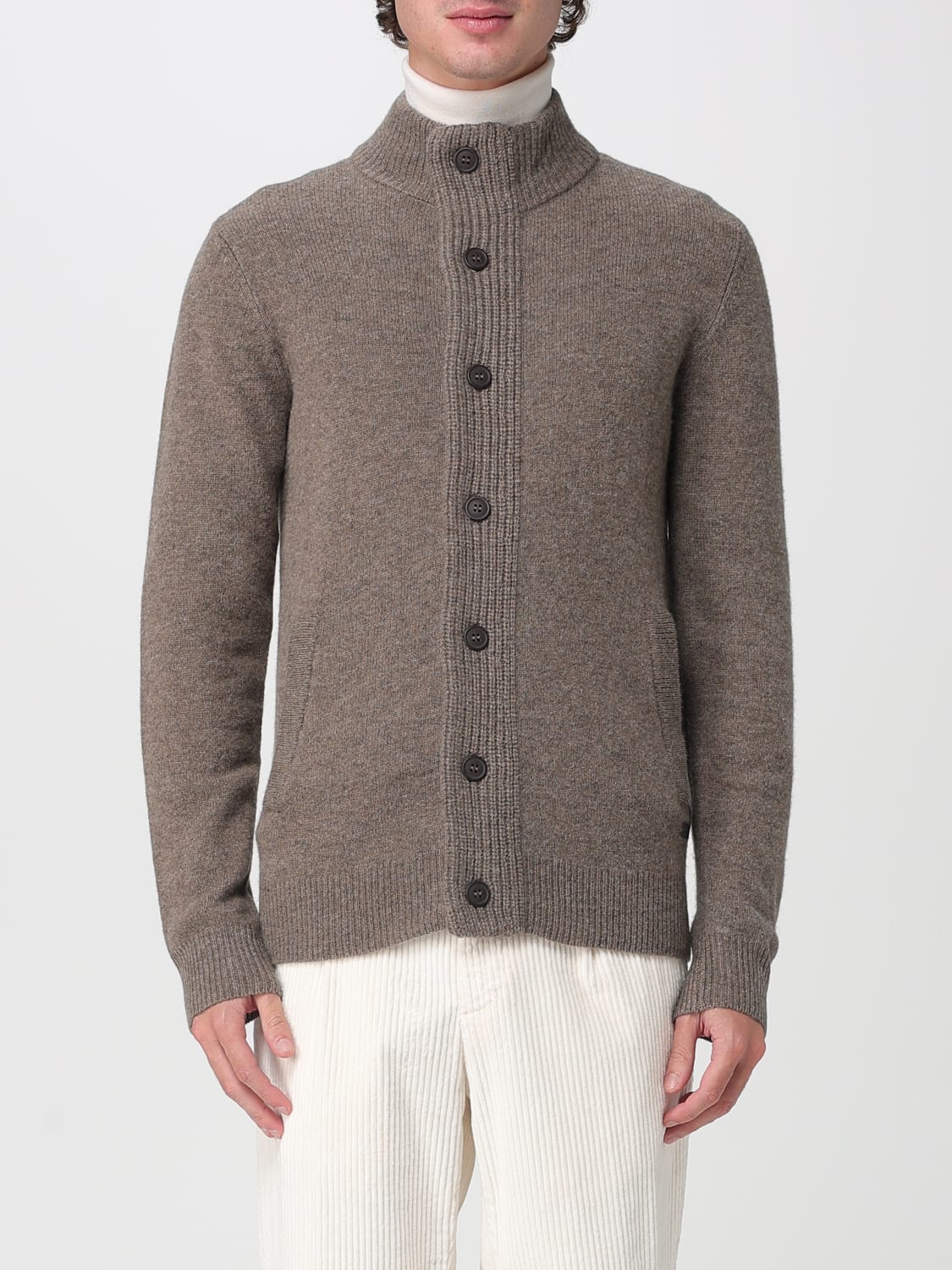 BARBOUR SWEATER: Sweater men Barbour, Grey - Img 1