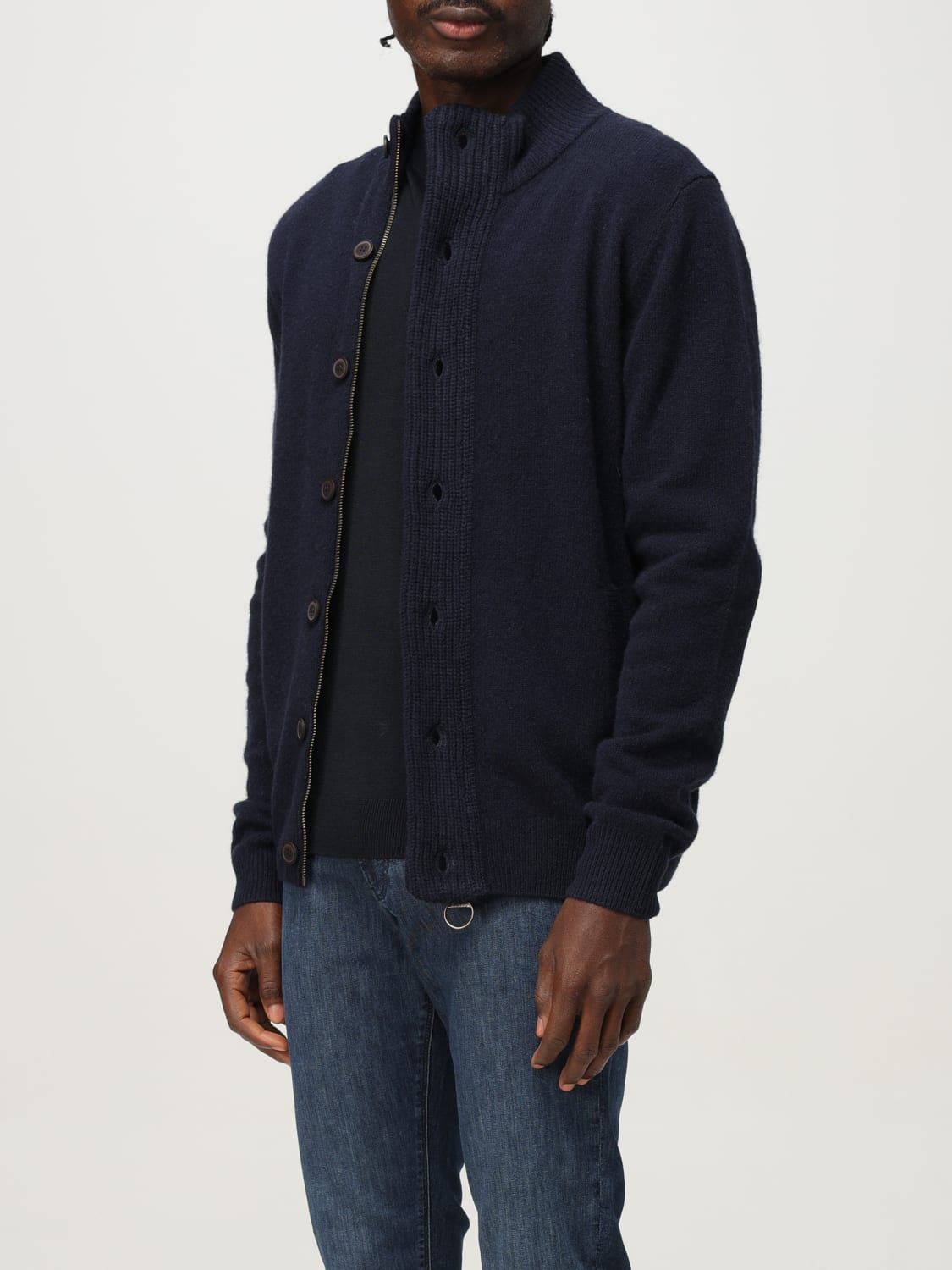 BARBOUR SWEATER: Sweater men Barbour, Navy - Img 3