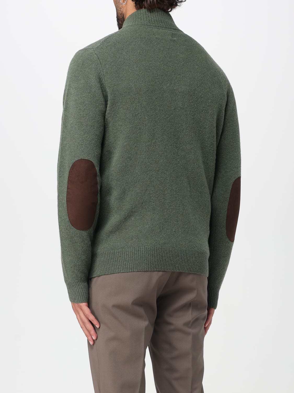 BARBOUR SWEATER: Sweater men Barbour, Olive - Img 2