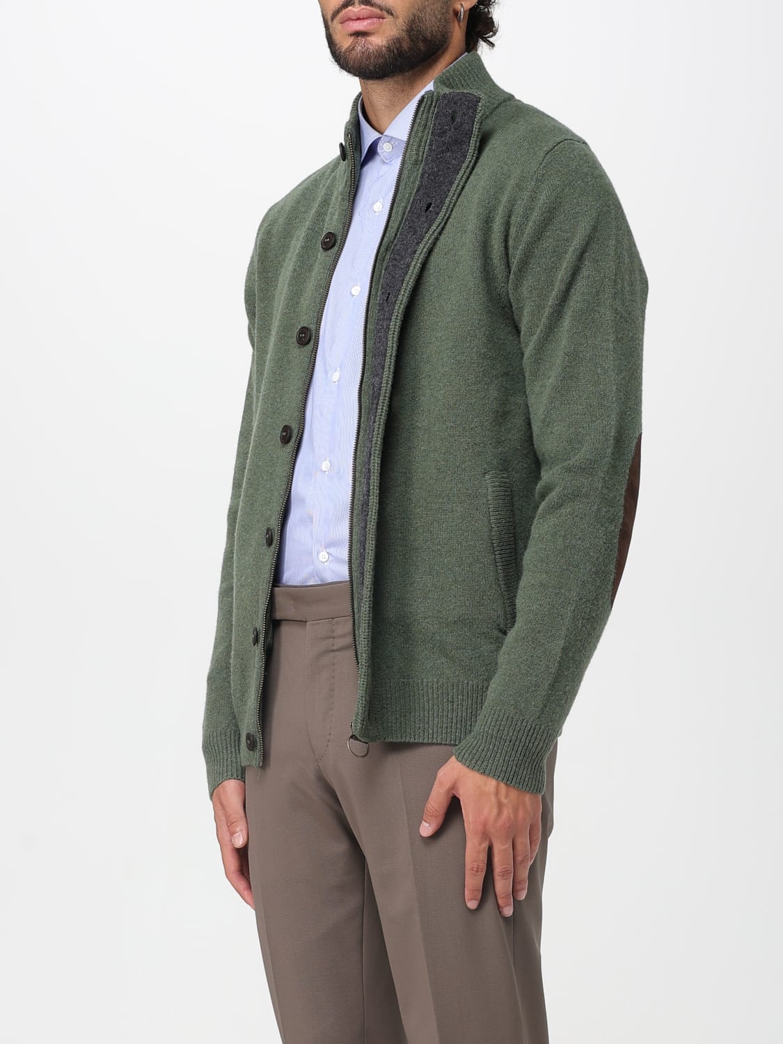 BARBOUR SWEATER: Sweater men Barbour, Olive - Img 3