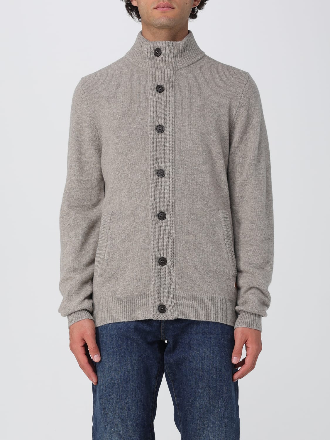 BARBOUR SWEATER: Sweater men Barbour, Dove Grey - Img 1
