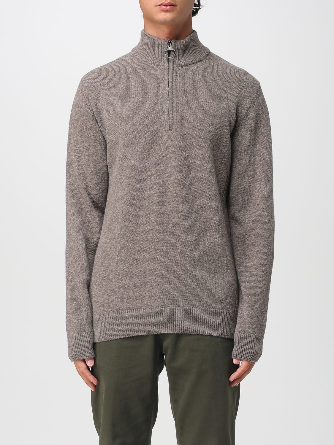 BARBOUR SWEATER: Sweater men Barbour, Military - Img 1