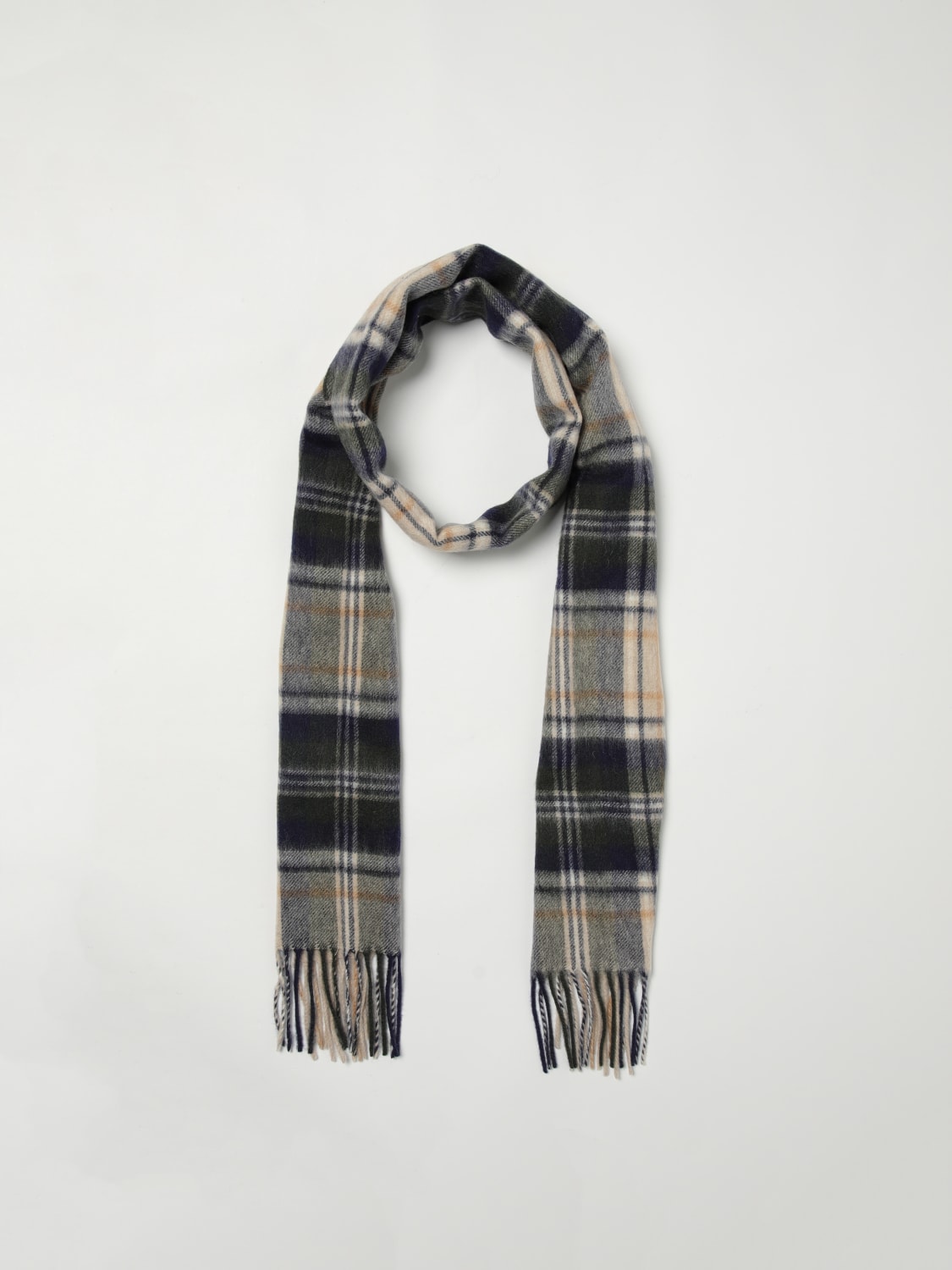 BARBOUR SCIARPA: Sciarpa Barbour in lana tartan , Sabbia - Img 2