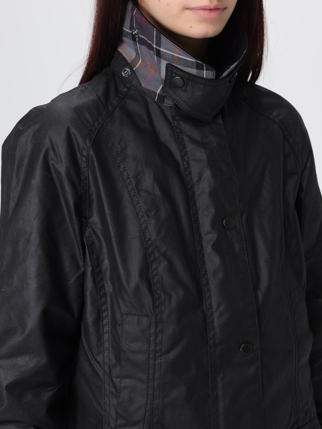 BARBOUR 外套: 外套 女士 Barbour, 黑色 - Img 4