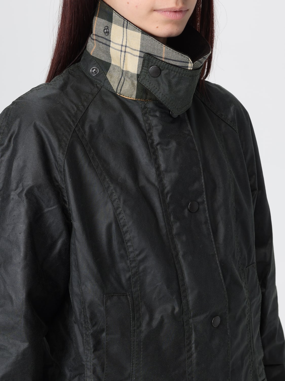 BARBOUR VESTE: Veste femme Barbour, Vert Sauge - Img 4