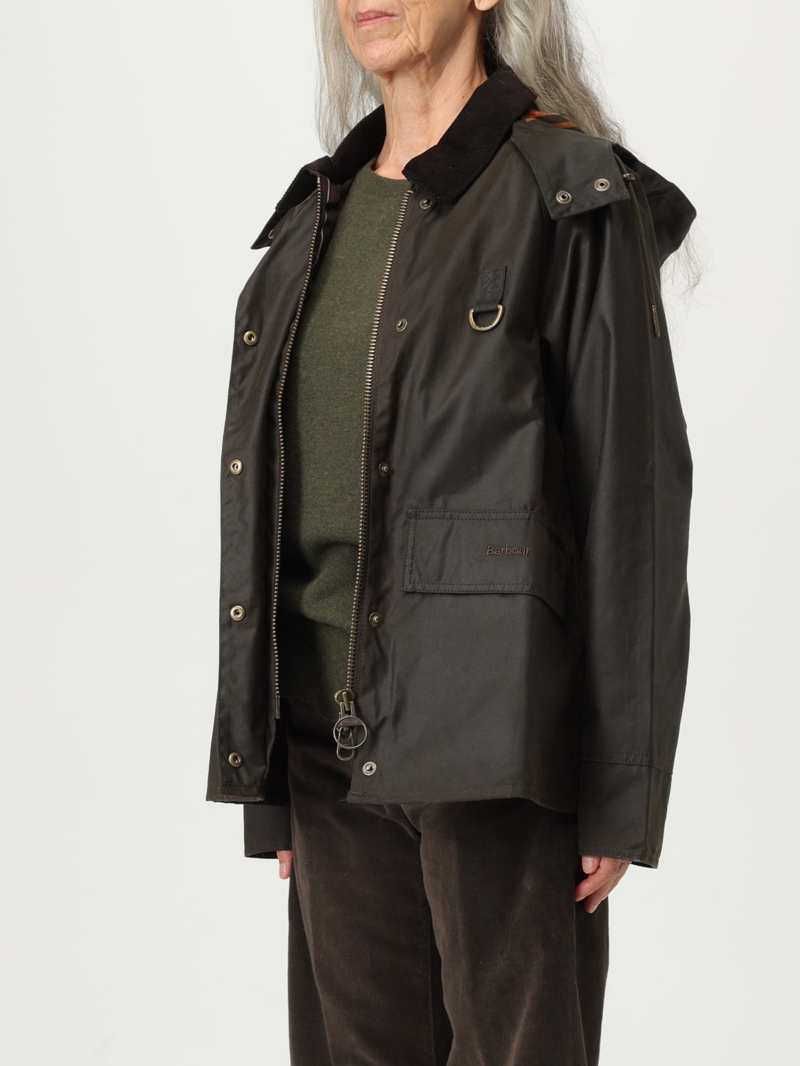 BARBOUR VESTE: Veste femme Barbour, Olive - Img 3
