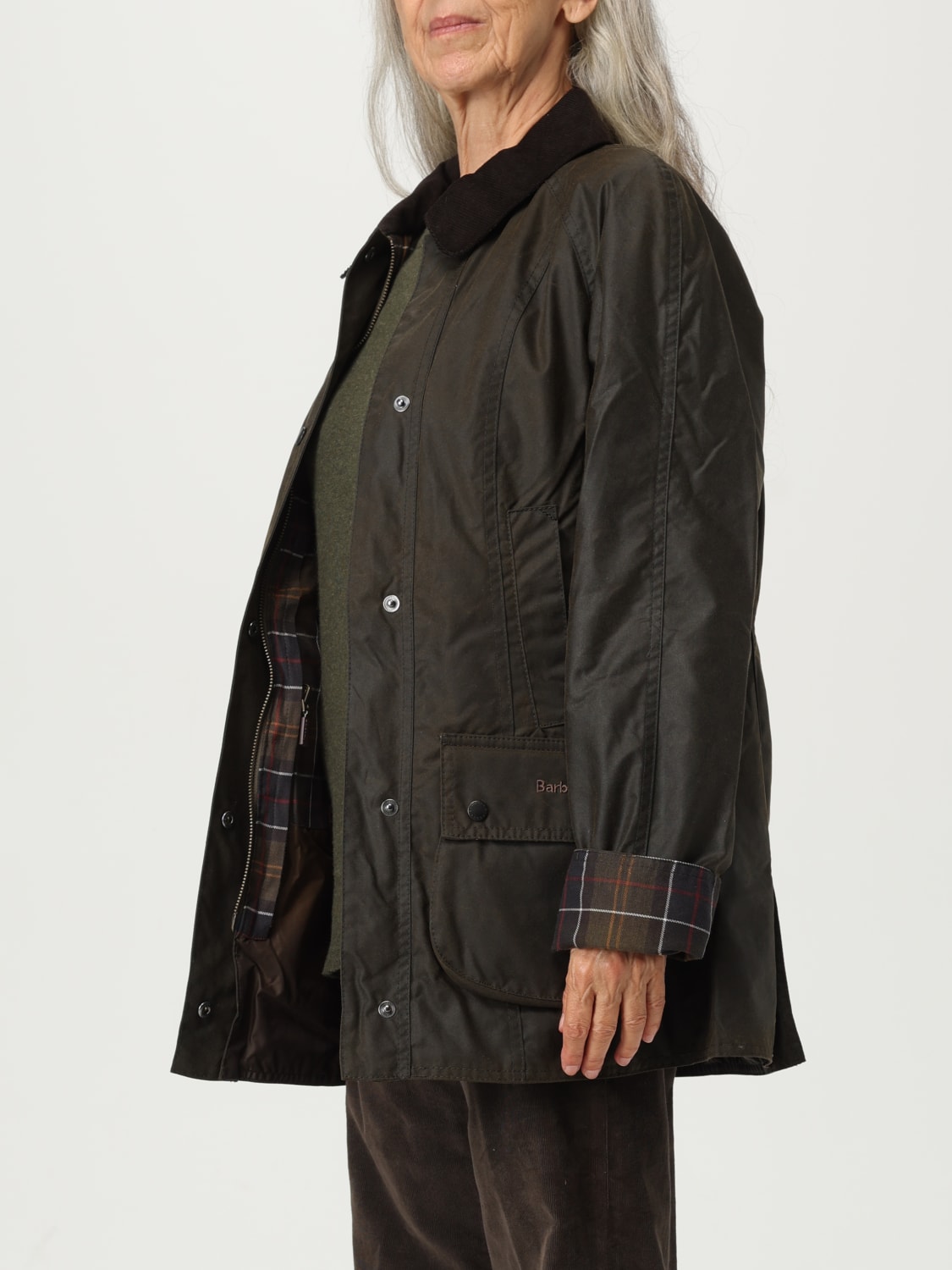 BARBOUR JACKET: Jacket woman Barbour, Olive - Img 3