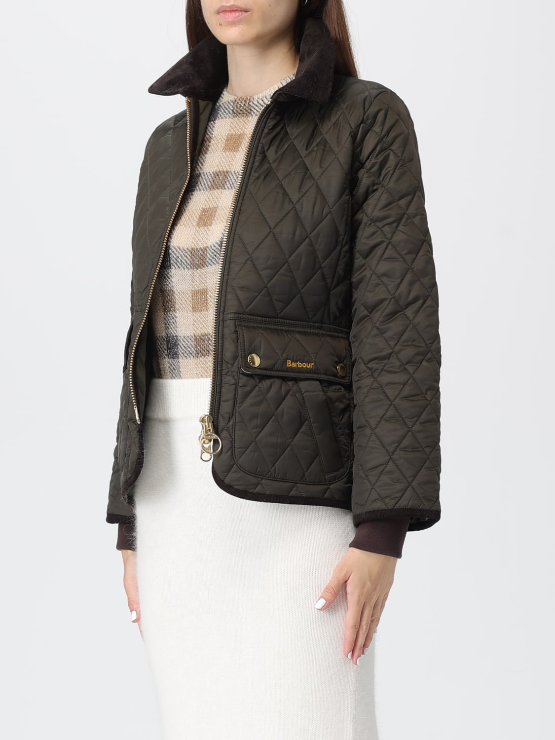 BARBOUR JACKE: Jacke damen Barbour, Sage Grün - Img 3