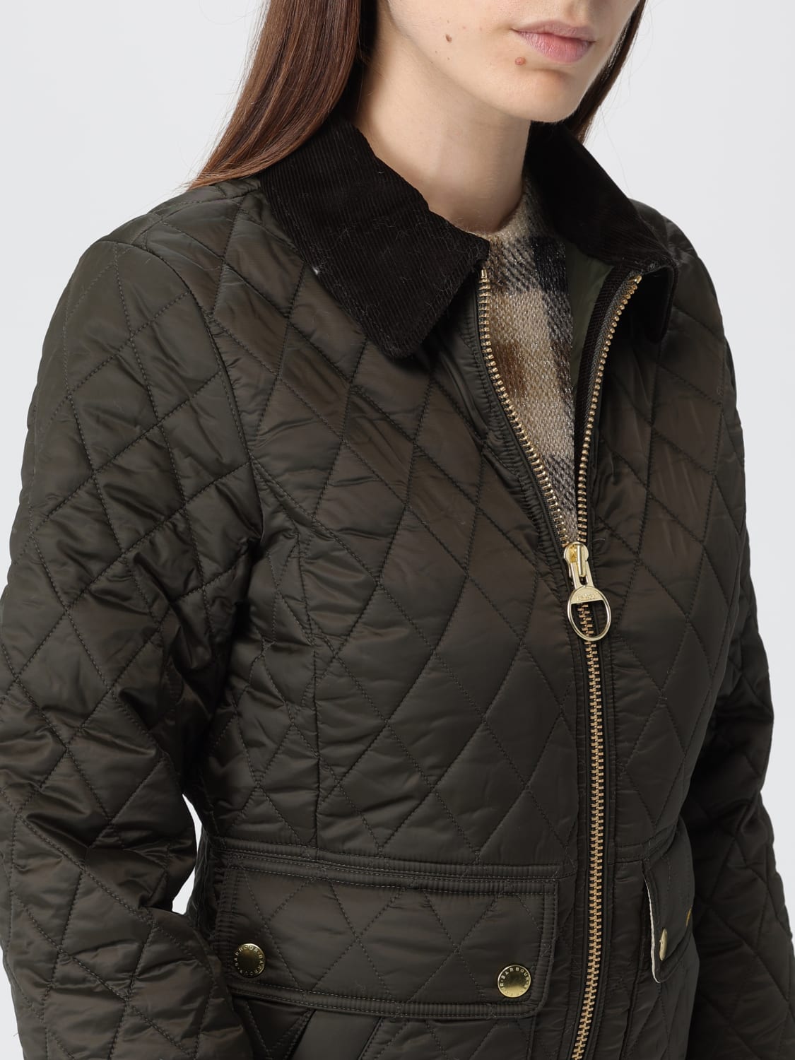 BARBOUR JACKE: Jacke damen Barbour, Sage Grün - Img 4
