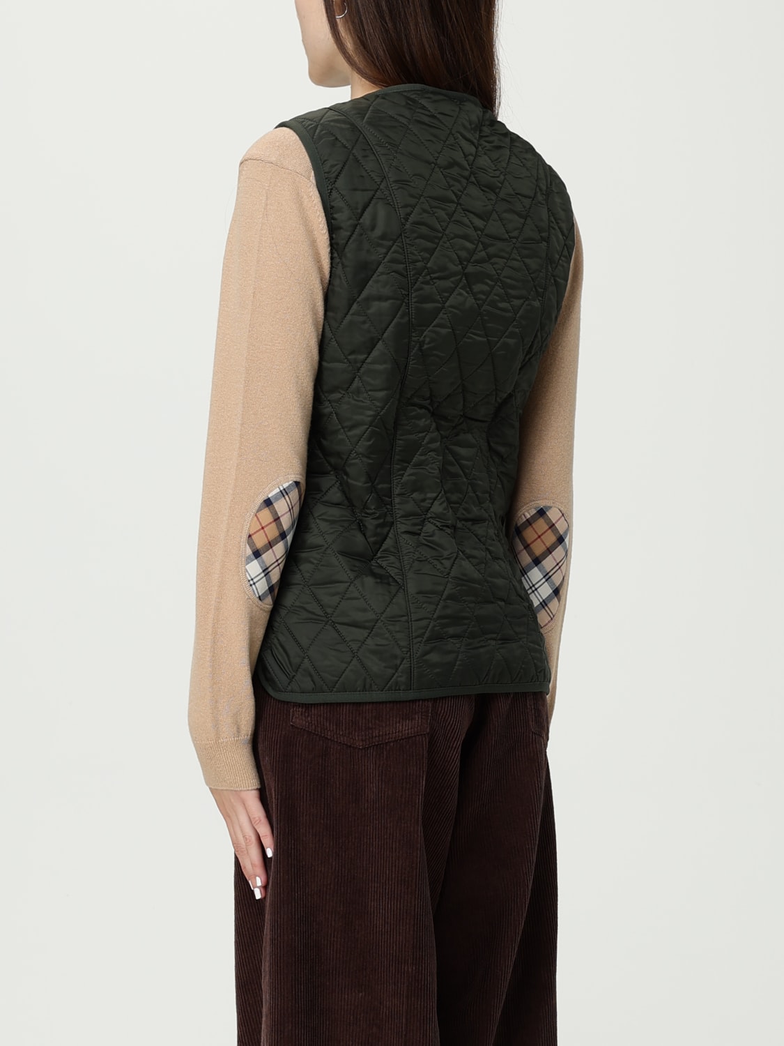 BARBOUR WAISTCOAT: Jacket woman Barbour, Military - Img 2