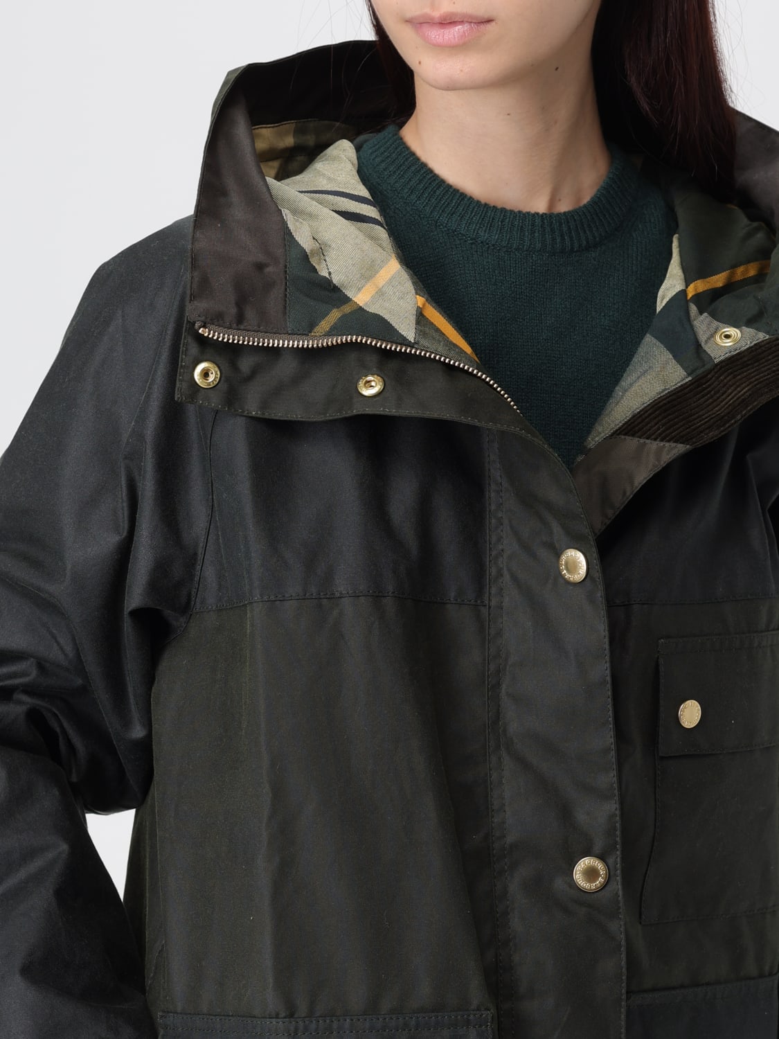 BARBOUR CHAQUETA: Chaqueta mujer Barbour, Verde - Img 4