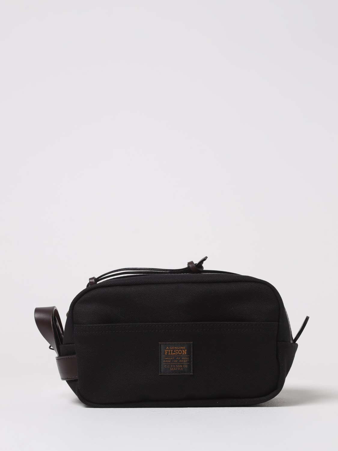 FILSON ACCESSORI BEAUTY: Beauty case Travel Pack Filson in cotone , Nero - Img 1