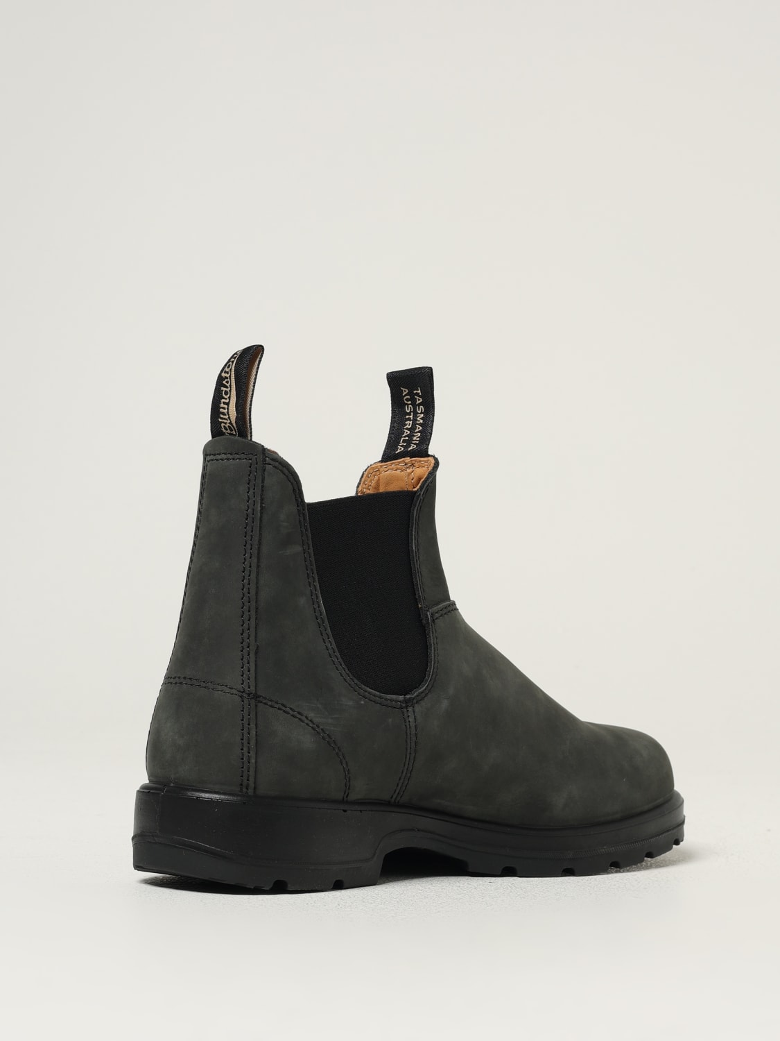 BLUNDSTONE STIVALETTI: Stivaletto 587 Blundstone in nabuk , Nero - Img 3